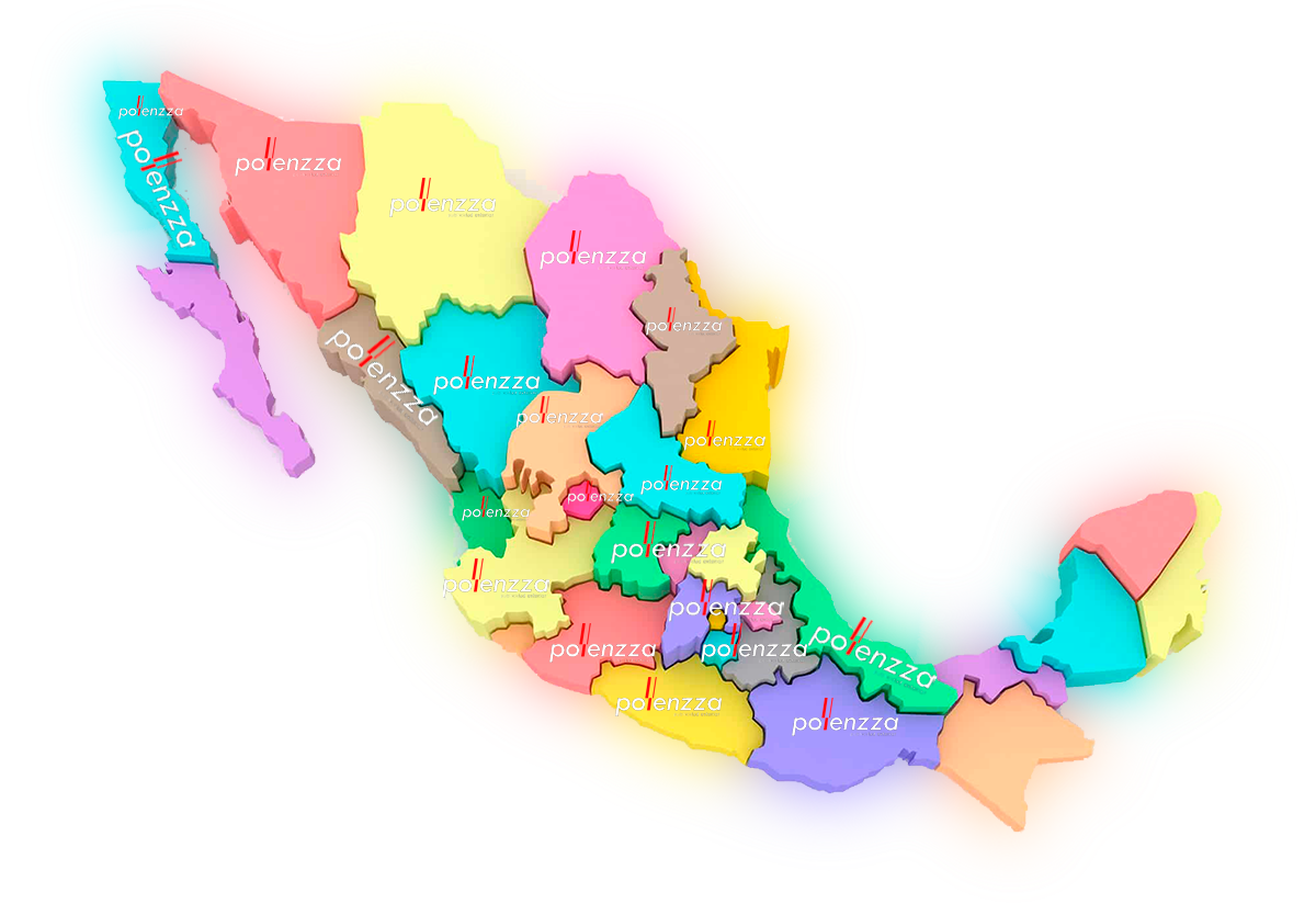 Mapa-tridimensional-mudo-Mexico polenzza